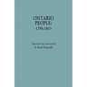 Ontario People: 1796-1803