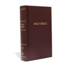 KJV, Pew Bible, Large Print, Hardcover, Burgundy, Red Letter Edition
