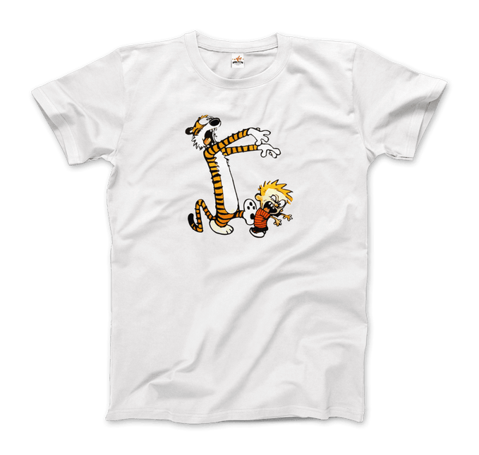 Calvin and Hobbes Playing Zombies T-Shirt by Art-O-Rama Shop - Vysn