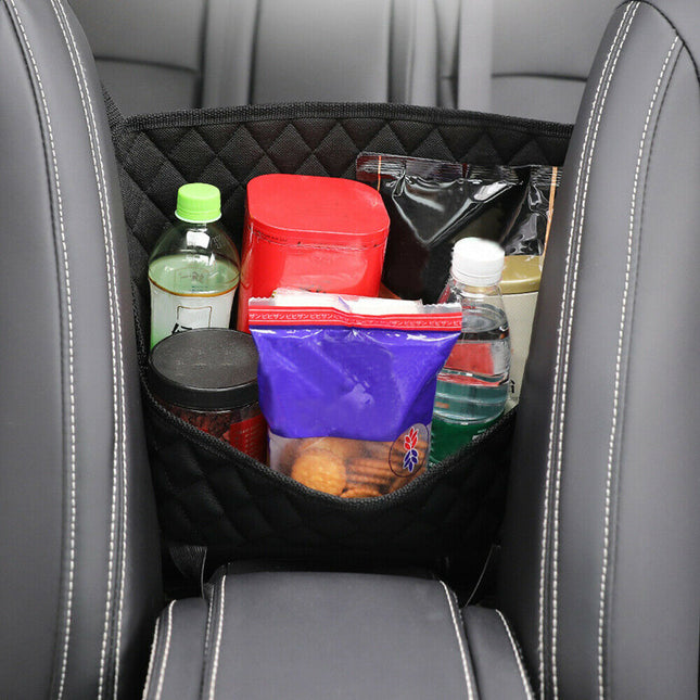 Car Handbag Holder Leather Seat Back Car Organizer for Purse or Bag, Pet Barrier by Js House