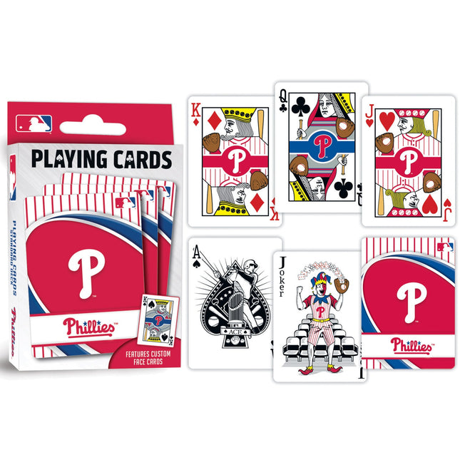 Philadelphia Phillies Playing Cards - 54 Card Deck by MasterPieces Puzzle Company INC