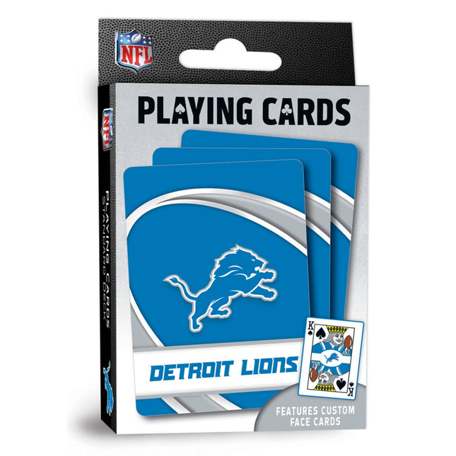 Detroit Lions Playing Cards - 54 Card Deck by MasterPieces Puzzle Company INC