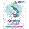 2021 Coloring Calendar Unicorns & Rainbows