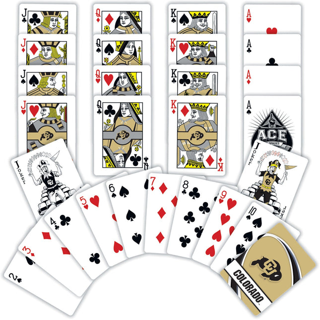 Colorado Buffaloes Playing Cards - 54 Card Deck by MasterPieces Puzzle Company INC
