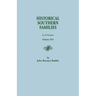 Historical Southern Families. in 23 Volumes. Volume XVI