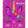 Sketchbook: Unicorn Design Doodle Activity NoteBook - Create Your Unique Art, Games, Ideas and Creative Stories Workbook For Girls - Diary