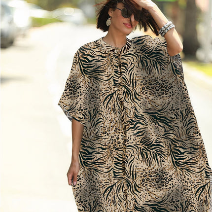 Wide Dress -Animal Print by ClaudiaG Collection