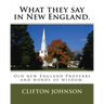 What they say in New England.: Old new England Proverbs and words of wisdom.