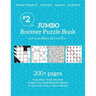 Jumbo Boomer Puzzle Book #2: 200+ pages of puzzles & brain exercises to keep your mind sharp for Seniors