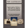Eugene Lagana, Petitioner, V. New York. U.S. Supreme Court Transcript of Record with Supporting Pleadings