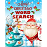 Merry christmas word search.: Easy Large Print Puzzle Book for Adults, Kids & Everyone for the 25 Days of Christmas.