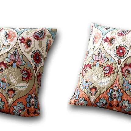 DaDa Bedding Set of Two Garden Party Bohemian Throw Pillow Covers (LH1403) by DaDa Bedding Collection