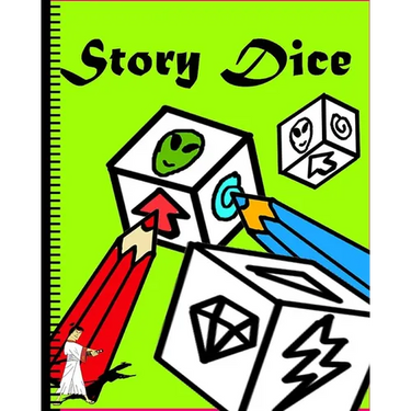 Story Dice: Color Me Fun And Let's Cut Paper or Tear Up This Book to Make Your Own Story Game(Dice Game For Kids), (120 Pictures,20 Dices)