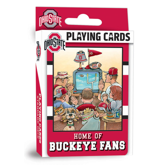 Ohio State Buckeyes Fan Deck Playing Cards - 54 Card Deck by MasterPieces Puzzle Company INC