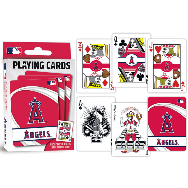 Los Angeles Angels Playing Cards - 54 Card Deck by MasterPieces Puzzle Company INC