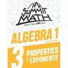 Summit Math Algebra 1 Book 3: Properties of Exponents