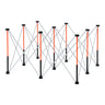 Portable Folding Workstand 4.15 x 4.15ft Collapsible Work Stand 3500lbs Capacity