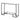 2-Tier Glass Console Table, Modern Rectangle Sofa Side Table with Tempered Glass Top and Iron Legs, Golden Consloe Desk with Anti-Tip Device for Living Room, Hallway, Entryway, Foyer, Black