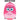 Ride-on Luggage 20-inch Kids Scooter Suitcase with Flash Wheels Pink