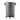 Round Trash Can Dolly Fit 20, 32, 44, 55 Gal Garbage Container 500lbs Heavy Duty