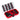 Screwdriver Bit Set 45-Piece Magnetic Bits Blackened Finish with Storage Case
