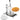 9.5 in Manual Pizza Dough Press Machine Pizza Pastry Sheeter Stainless Steel