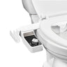 Bidet Attachment for Toilet 0.3" Thin Dual Nozzles Adjustable Pressure