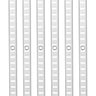 Shelf Track 36.3-inch 6 Pack Adjustable Steel Wall Mounted Shelf Pilaster
