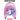 Ride-on Luggage 20-inch Kids Scooter Suitcase with Flash Wheels Purple