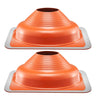 2 Pcs Metal Roof Pipe Flashing Boot Fit 6-1/4" - 11-3/4" Pipe High Temp Silicone