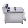Commercial Electric Deep Fryer 9.1Qt Countertop Deep Fryer Dual Detachable Tanks 1500W