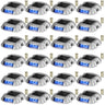 Driveway Lights 24-Pack, Solar Driveway Lights with Switch Button, Solar Deck Lights Waterproof, Wireless Dock Lights 6 LEDs for Path Warning Garden Walkway Sidewalk Steps, LED Bright Blue