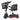 3 Wheel Folding Mobility Scooter for Adults & Seniors, Heavy-Duty Electric Powered Mobility Scooter & 12 Mile Long Range, All Terrain Travel Wheelchair with 9° Climbing Capacity, 265lb Capacity