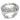 LOA858 - Rhodium Brass Ring with AAA Grade CZ in Clear