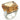 LOA679 - Rhodium Brass Ring with AAA Grade CZ in Topaz