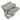 LOAS1047 - Rhodium 925 Sterling Silver Ring with AAA Grade CZ in Clear