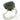 LOAS766 - Rhodium 925 Sterling Silver Ring with AAA Grade CZ in Olivine color