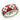 LOAS728 - Rhodium 925 Sterling Silver Ring with Epoxy in Rose