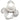 LO896 - Rhodium Brass Ring with AAA Grade CZ in Clear