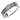 LOA1341 - High polished (no plating) Stainless Steel Ring with Top Grade Crystal in Black Diamond