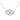 SNK12 - Silver Brass Chain Pendant with Top Grade Crystal in Clear