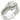 1W002 - Rhodium Brass Ring with AAA Grade CZ in Clear