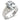 21118 - High-Polished 925 Sterling Silver Ring with AAA Grade CZ in Clear
