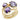 0W259 - Gold Brass Ring with AAA Grade CZ in Amethyst