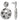 1W122 - Imitation Rhodium Brass Earrings with AAA Grade CZ in Black Diamond