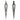 TK2634 - IP Light Black (IP Gun) Stainless Steel Earrings with Top Grade Crystal in Smoky Topaz