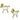 TK2152 - IP Gold(Ion Plating) Stainless Steel Earrings with Synthetic Cat Eye in White