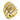 60110 - Gold+Rhodium Brass Ring with AAA Grade CZ in Topaz