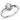 DA150 - High polished (no plating) Stainless Steel Ring with AAA Grade CZ in Clear