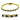 415903 - Gold Brass Bracelet with Synthetic Spinel in Sapphire
